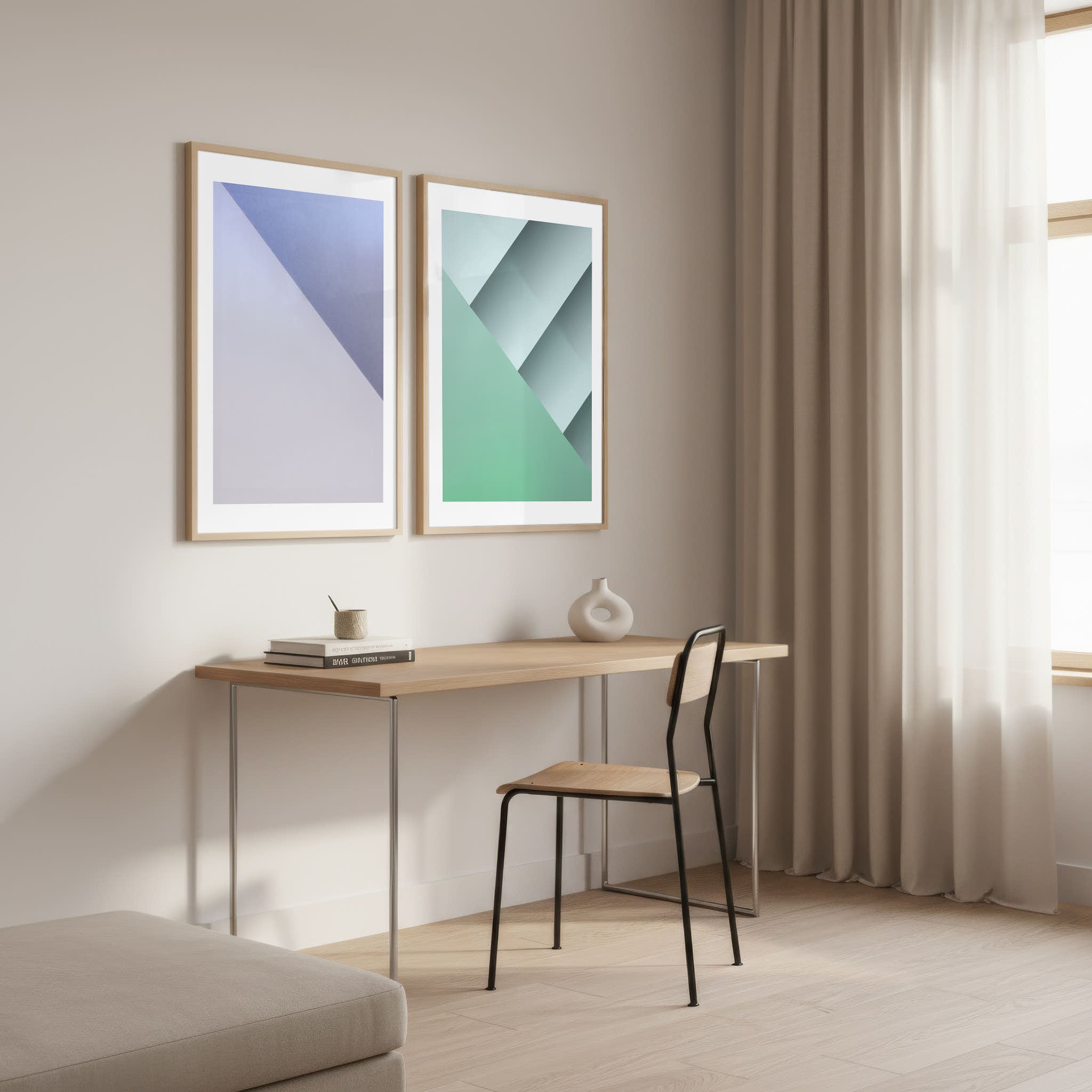 Folded Mint Geometry Edition