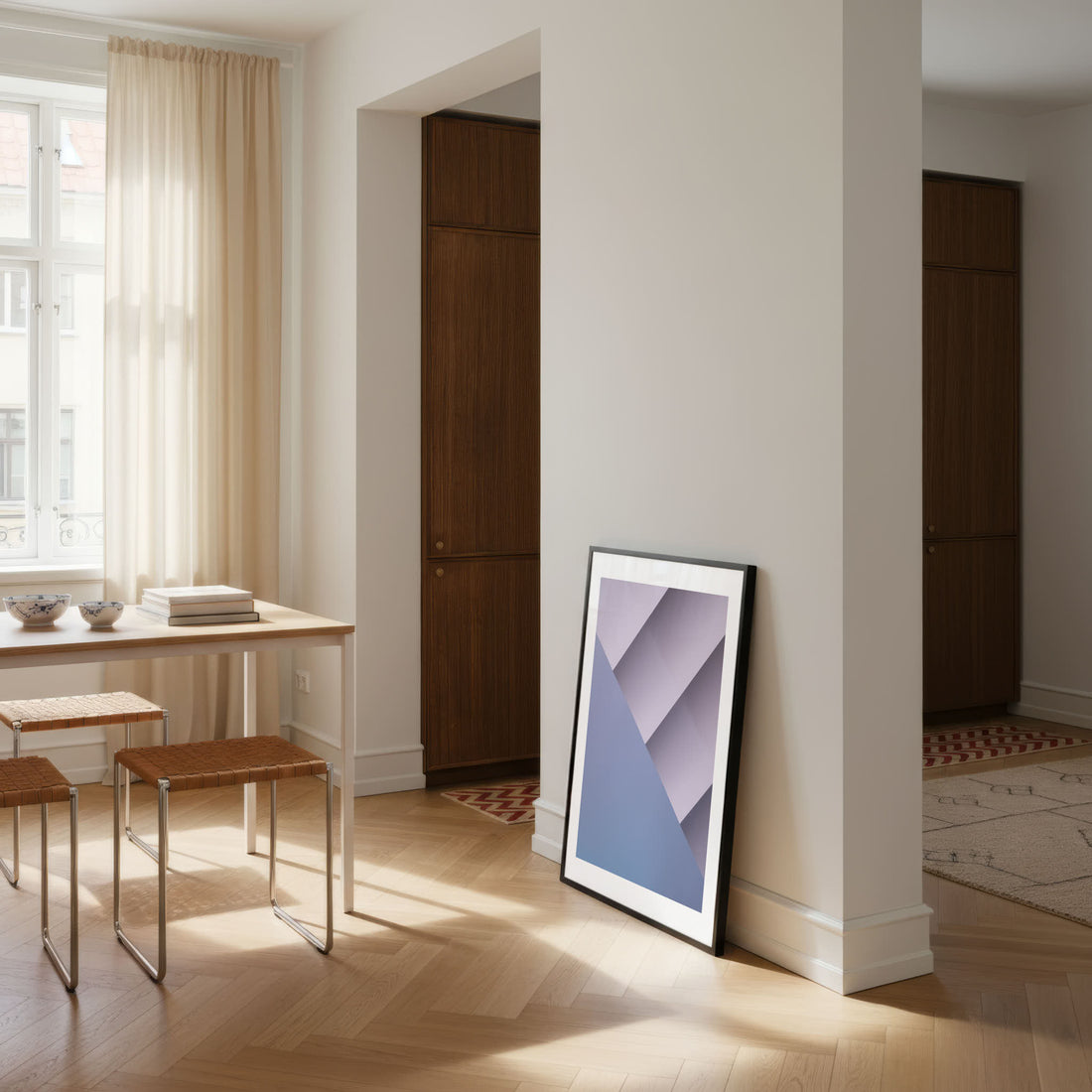 Architektonischer Blauverlauf Edition