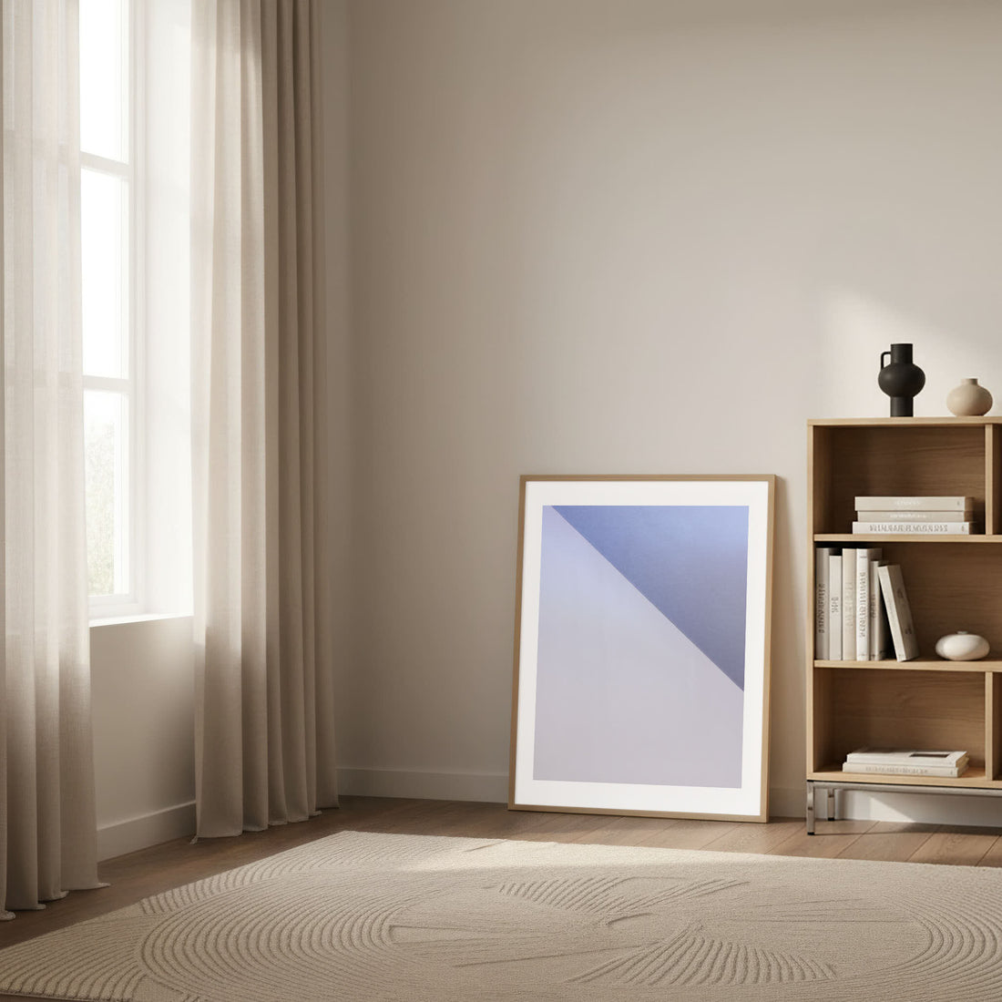 Blassblaue Diagonale Edition