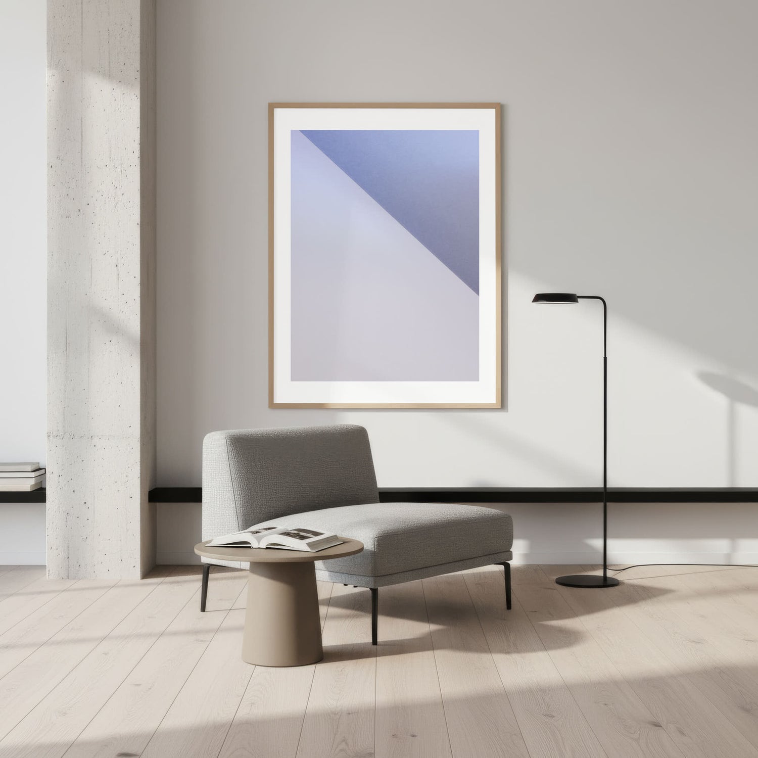 Pale Blue Diagonal Edition