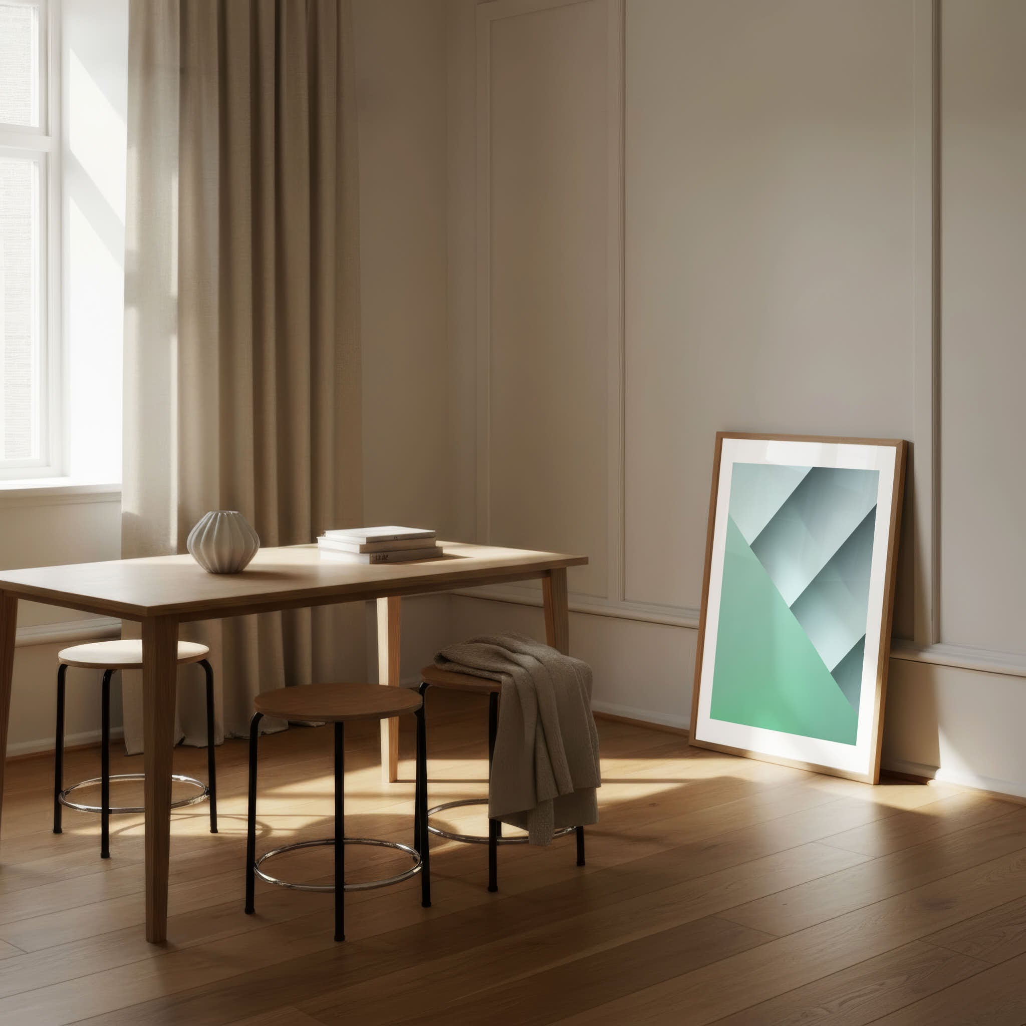 Folded Mint Geometry Edition